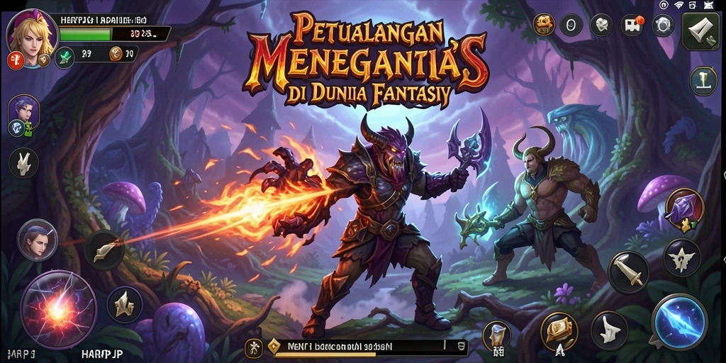 Screenshot aksion menakjubkan dalam HARAPJP dengan gameplay mendebarkan.