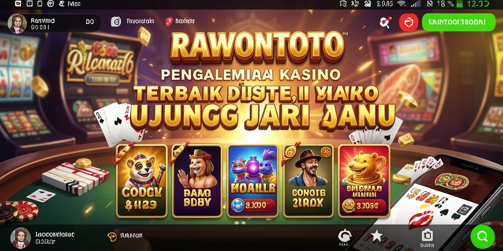 Tampilan menarik dari gameplay RAWONTOTO yang seru dan mendebarkan.